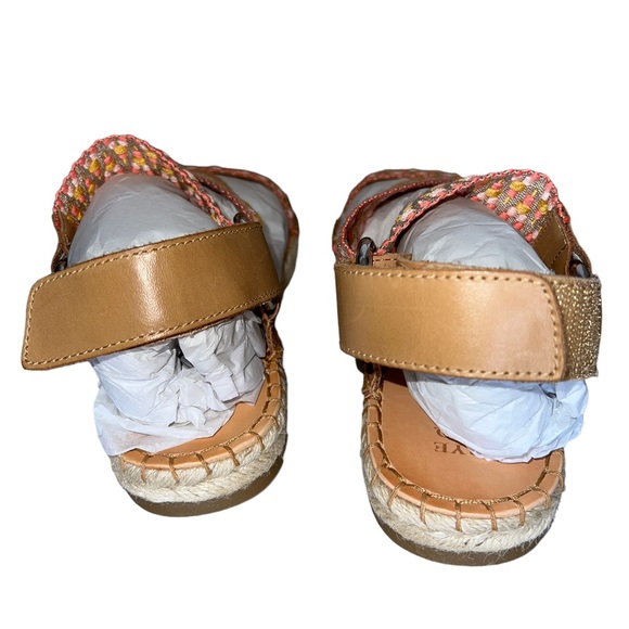 💗 NWB! Frye & Co Colorful Stitch Wrap Sandals - Picture 5 of 12